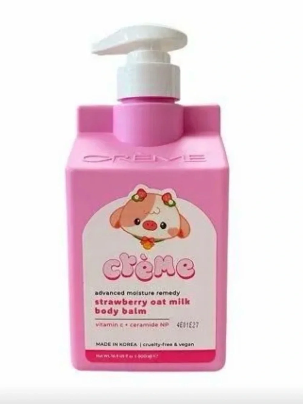The Crème Shop Strawberry 🍓 oat Body Cleanser ( SQUALANE + CERAMIDE NP ) 16.9 FL